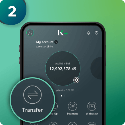 Select “Transfer”