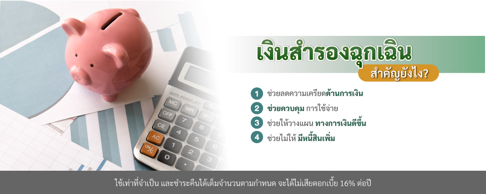เงินสำรองฉุกเฉิน สำคัญยังไง