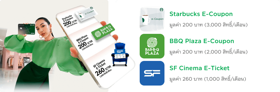 PLUS E-Coupon จิบกาแฟ กิน BBQ ดูหนัง