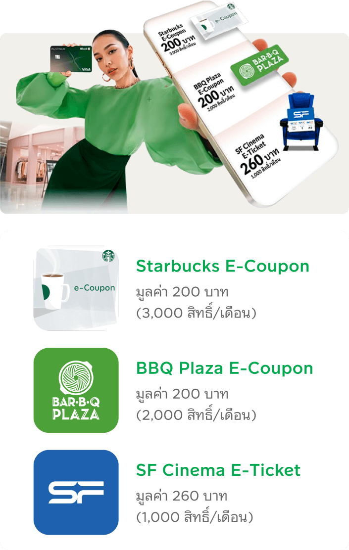 PLUS E-Coupon จิบกาแฟ กิน BBQ ดูหนัง