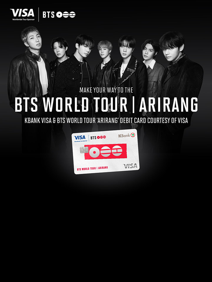 BTS, Bangtan, RM, Jin, SUGA, AgustD, jhope, Jimin, V, Taehyung, Jungkook, JK, ARMY, Concert, KPOP, HYBE, การ์ดศิลปิน, นักร้องเกาหลี, บอยแบนด์, BOYBAND, บัตรลายพิเศษ, บัตรเท่ๆ, Travelcard, พกบัตรไปต่างประเทศ, เรทดี, บัตรเดบิต, ธนาคาร, แฟนคลับ, เกาหลี