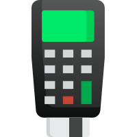 “สอดบัตรประชาชน” ที่เครื่องรูดบัตรและกรอกเบอร์โทรศัพท์ของผู้ทำรายการ