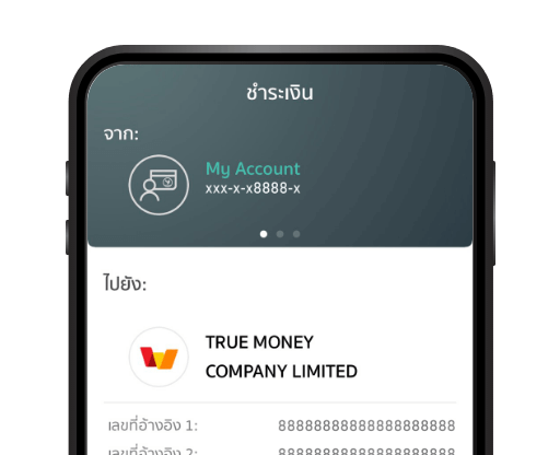 เติมเงิน TrueMoney Wallet K PLUS ธนาคารกสิกรไทย