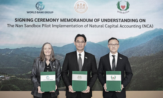 KASIKORNTHAI FOUNDATION Joins Hands with NESDC and World Bank to Study and Develop Natural Capital, Transforming Forests and Rivers into a New Era of Balanced and Sustainable Economic Growth