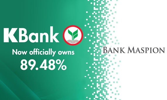 KBank strengthens its Indonesian presence by increasing its Bank Maspion stake to 89.48%, reaffirming its role as a regional bank
