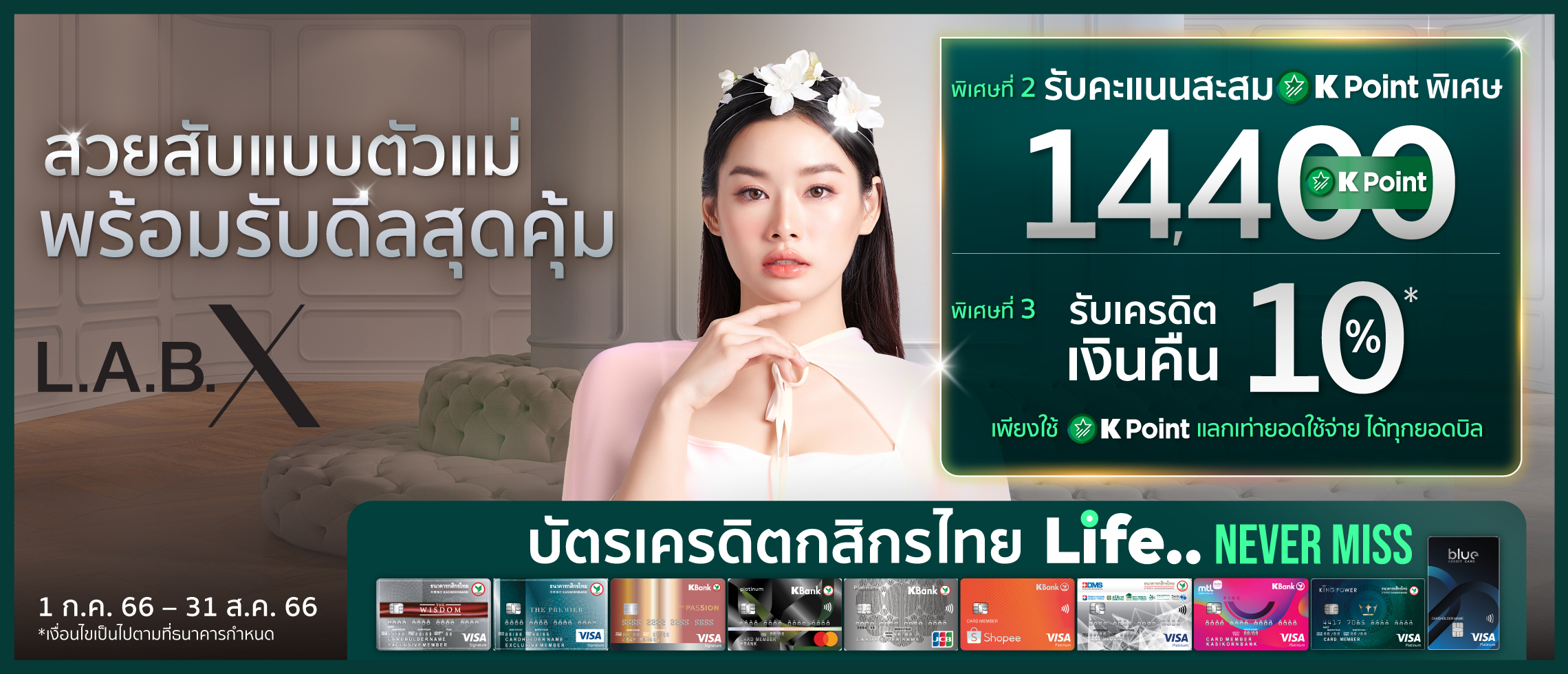 Lab X Clinic ธนาคารกสิกรไทย