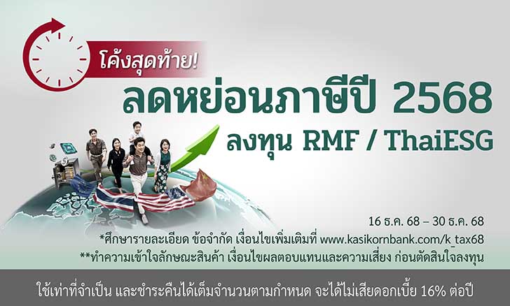 โปรโมชันบัตรเครดิตกสิกรไทย รับ Fund Back ตามเงื่อนไข