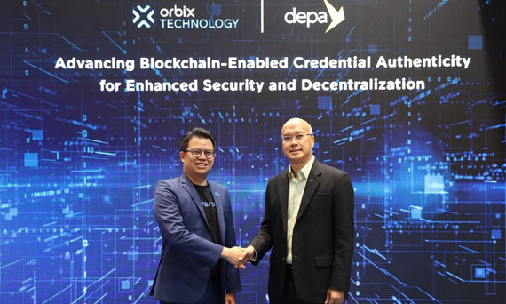 Orbix Technology partners with depa to develop a blockchain-enabled credential authenticity system to build solutions for transactions and public services with transparency, reliability and security